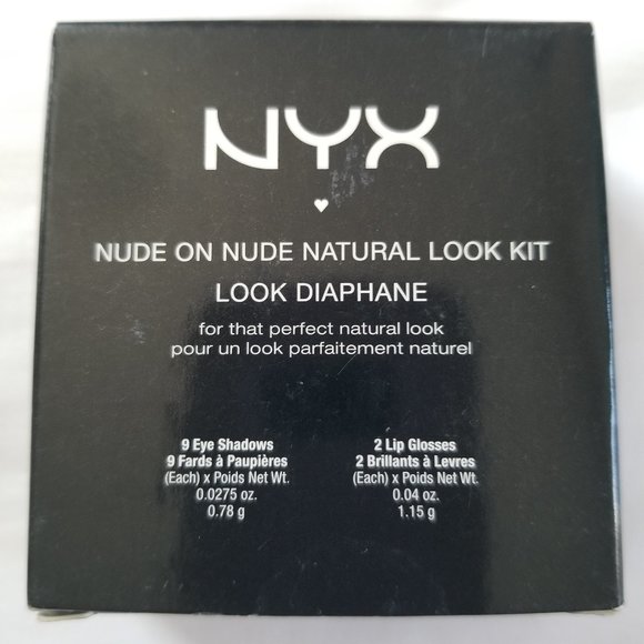 NIB NYX Nude on Nude Natural Look Kit S109N Diaphane 9 Eye shadow & 2 Li… - Picture 6 of 7